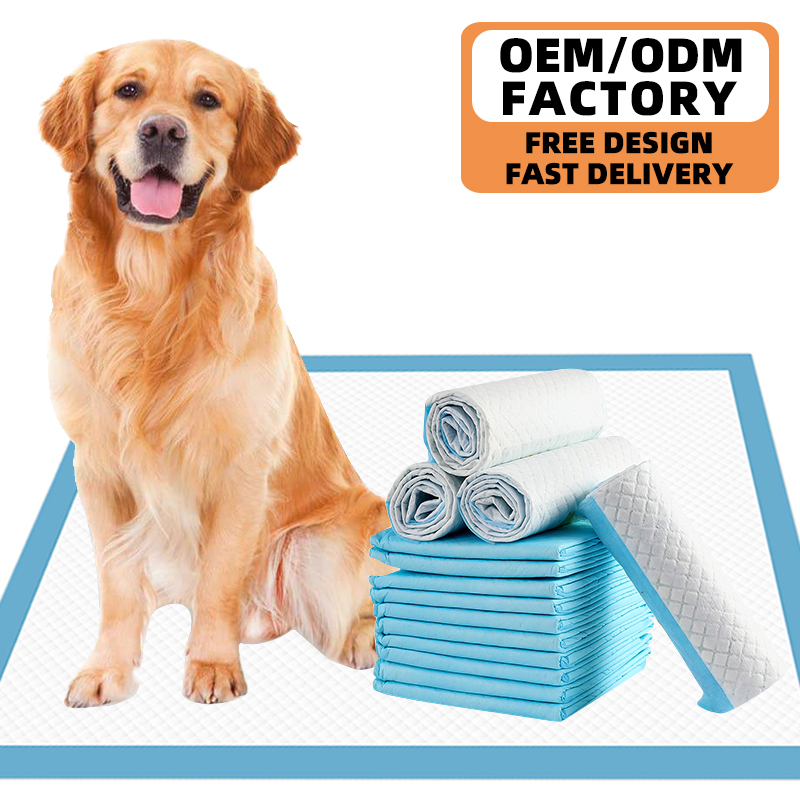 Support OEM/ODM Puppy Potty Training Pet Pads Disposable Absorbent & Leak-Proof Dog Pee Pad With Scent