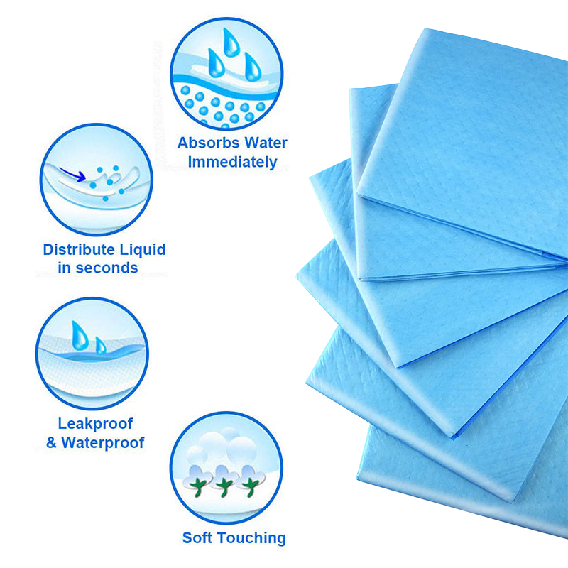 basic extra thick dog pee blue pet cat mat and heavy duty puppy potty training wholesalers package pads