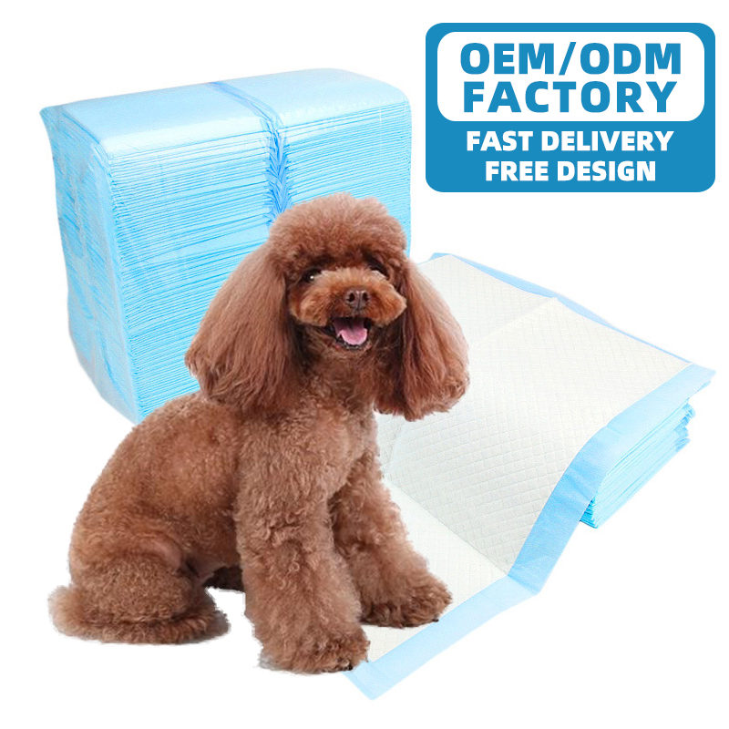 Puppy Pads Leak-proof 6 Layer Pee Pads with Quick dry Surface for Potty Training OEM Waterproof Potty Wee Pads