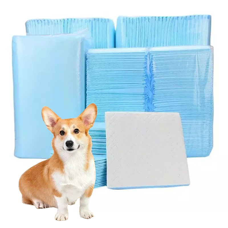 Factory wholesale pet diaper puppy training pads disposable urine diaper pads super absorbent pet pee pad